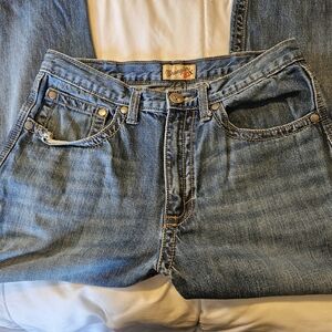 34x34 20X Wrangler Men's Blue Jeans